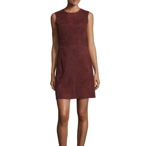LIKE NEW!!!!Vince Sleeveless Suede Dress, Wisteria size 10 - Picture 1 of 16